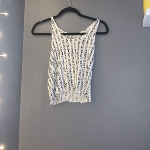 Patterned Cropped tank
